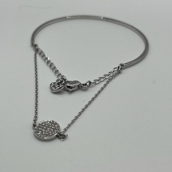 SWAROVSKI SWAN SIGNED Ginger Bangle - Picture 4 of 4